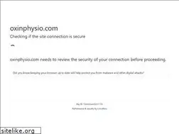 Sites similar to oxinphysio.com
