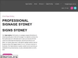 Sites similar to oxinsigns.com.au