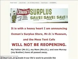 Sites similar to oxmans-surplus.com