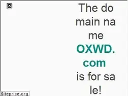 Sites similar to oxwd.com