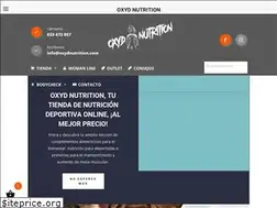 Sites similar to oxydnutrition.com