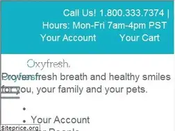 Sites similar to oxyfresh.com