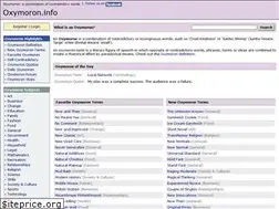 Sites similar to oxymorons.info