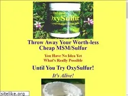 Sites similar to oxysulfur.com