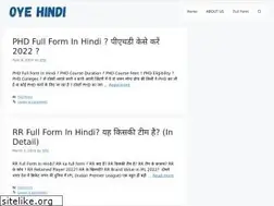 Sites similar to oyehindi.in