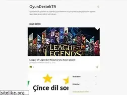 Sites similar to oyundestektr.blogspot.com