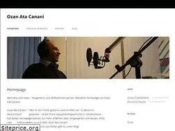 Sites similar to ozanatacanani.de