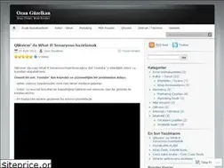 Sites similar to ozanguzelkan.wordpress.com