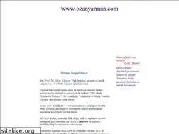 Sites similar to ozanyarman.com