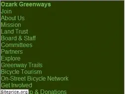 Sites similar to ozarkgreenways.org