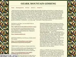 Sites similar to ozarkmountainginseng.com
