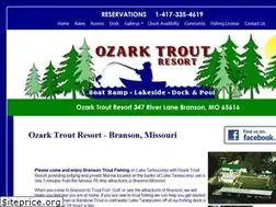 Sites similar to ozarktroutresort.com
