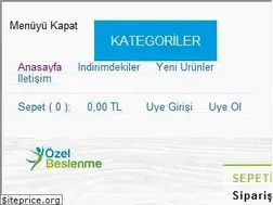Sites similar to ozelbeslenme.com