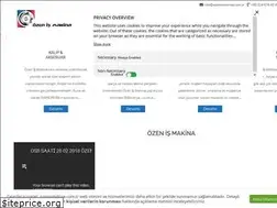 Sites similar to ozenismakina.com.tr