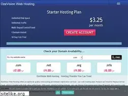 Sites similar to ozevisionwebhosting.com