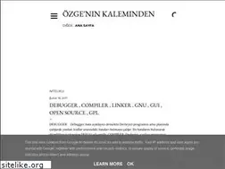 Sites similar to ozgeninkaleminden.blogspot.com