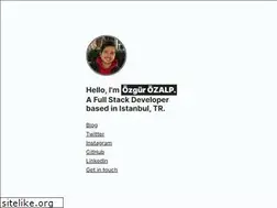 Sites similar to ozgurozalp.com