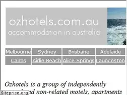Sites similar to ozhotels.com.au