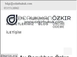 Sites similar to ozkirhukuk.com