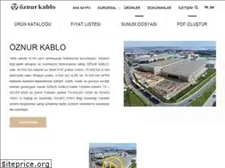 Sites similar to oznurkablo.com.tr