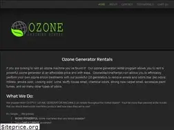 Sites similar to ozonemachinerental.com