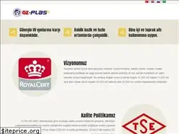 Sites similar to ozplas.com.tr