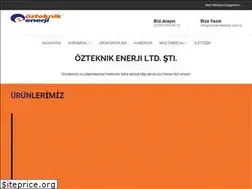 Sites similar to ozteknikenerji.com.tr