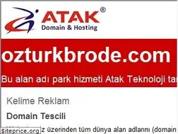 Sites similar to ozturkbrode.com