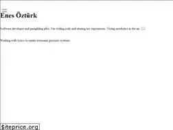 Sites similar to ozturkenes.com