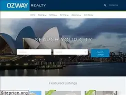 Sites similar to ozwayrealty.com.au