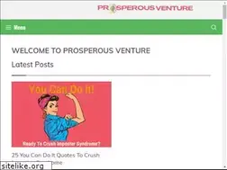 Sites similar to Prosperousventure.com