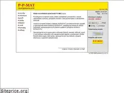 Sites similar to p-p-mat.cz