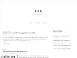 Sites similar to p-s.fr
