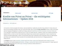 Sites similar to p2p-kredite.com