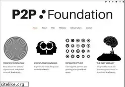 Sites similar to p2pfoundation.net
