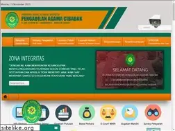 Sites similar to pa-cibadak.go.id