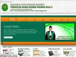 Sites similar to pa-dataranhunimoa.go.id