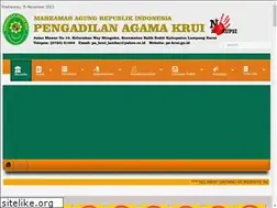 Sites similar to pa-krui.go.id