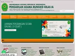 Sites similar to pa-mungkid.go.id