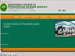 Sites similar to pa-sekayu.go.id