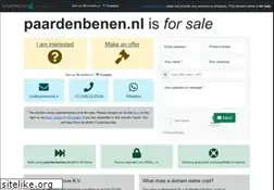 Sites similar to paardenbenen.nl