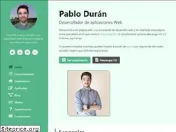 Sites similar to pabloduran.es