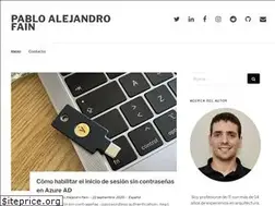 Sites similar to pablofain.com