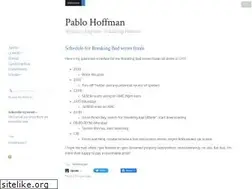 Sites similar to pablohoffman.com