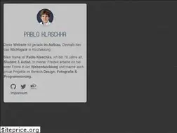 Sites similar to pabloklaschka.de