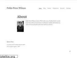 Sites similar to pabloperezwilson.com