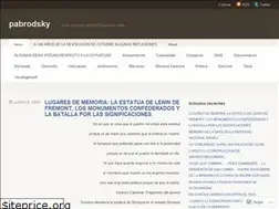 Sites similar to pabrodsky.wordpress.com