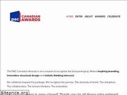 Sites similar to pac-canawards.com