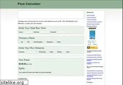 Sites similar to pace-calculator.com