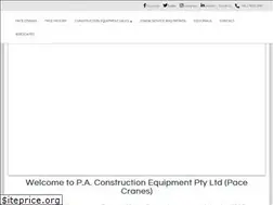 Sites similar to pacecranes.com.au
